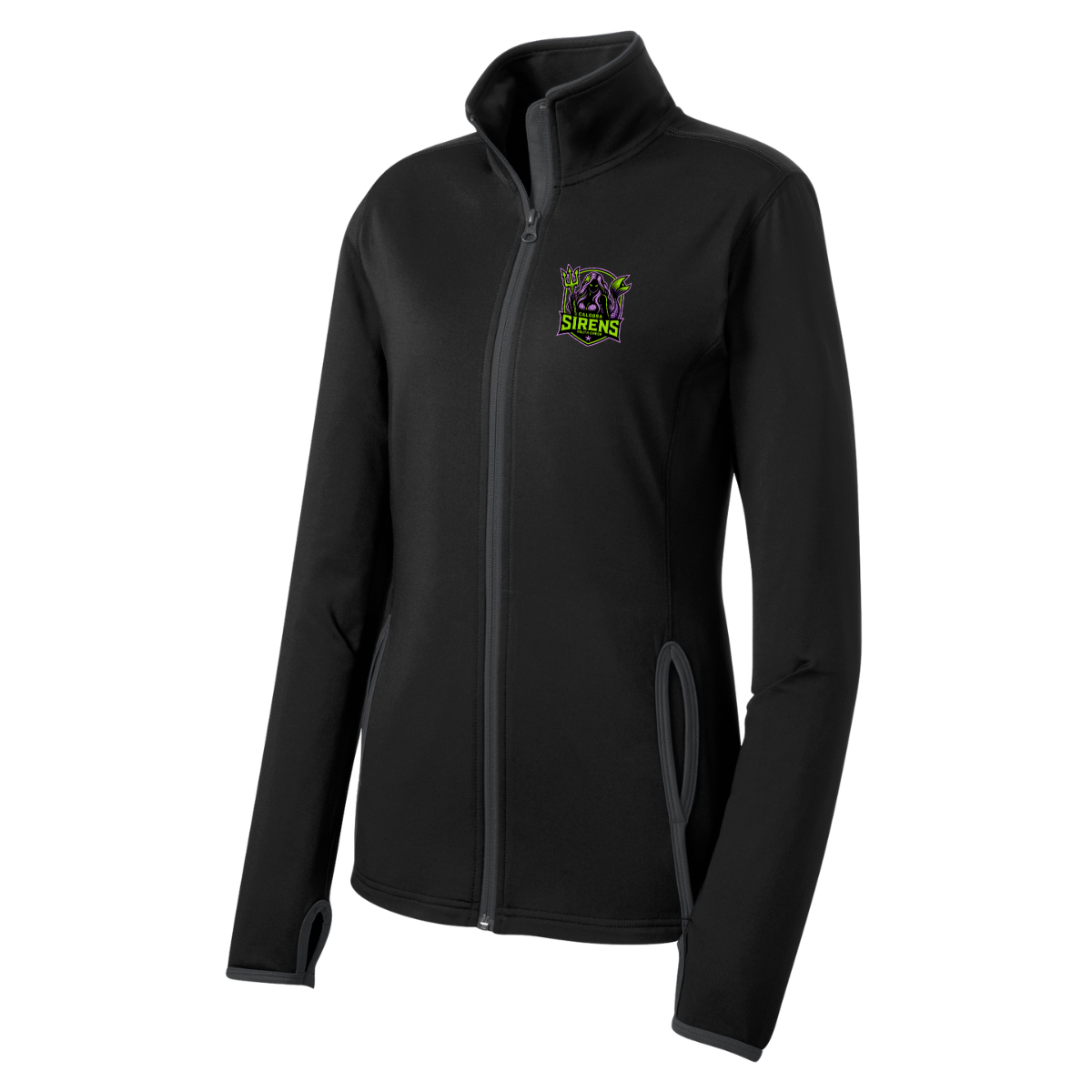 Women's Caloosa Sirens Sport-Tek Sport-Wick Stretch Full Zip Jacket