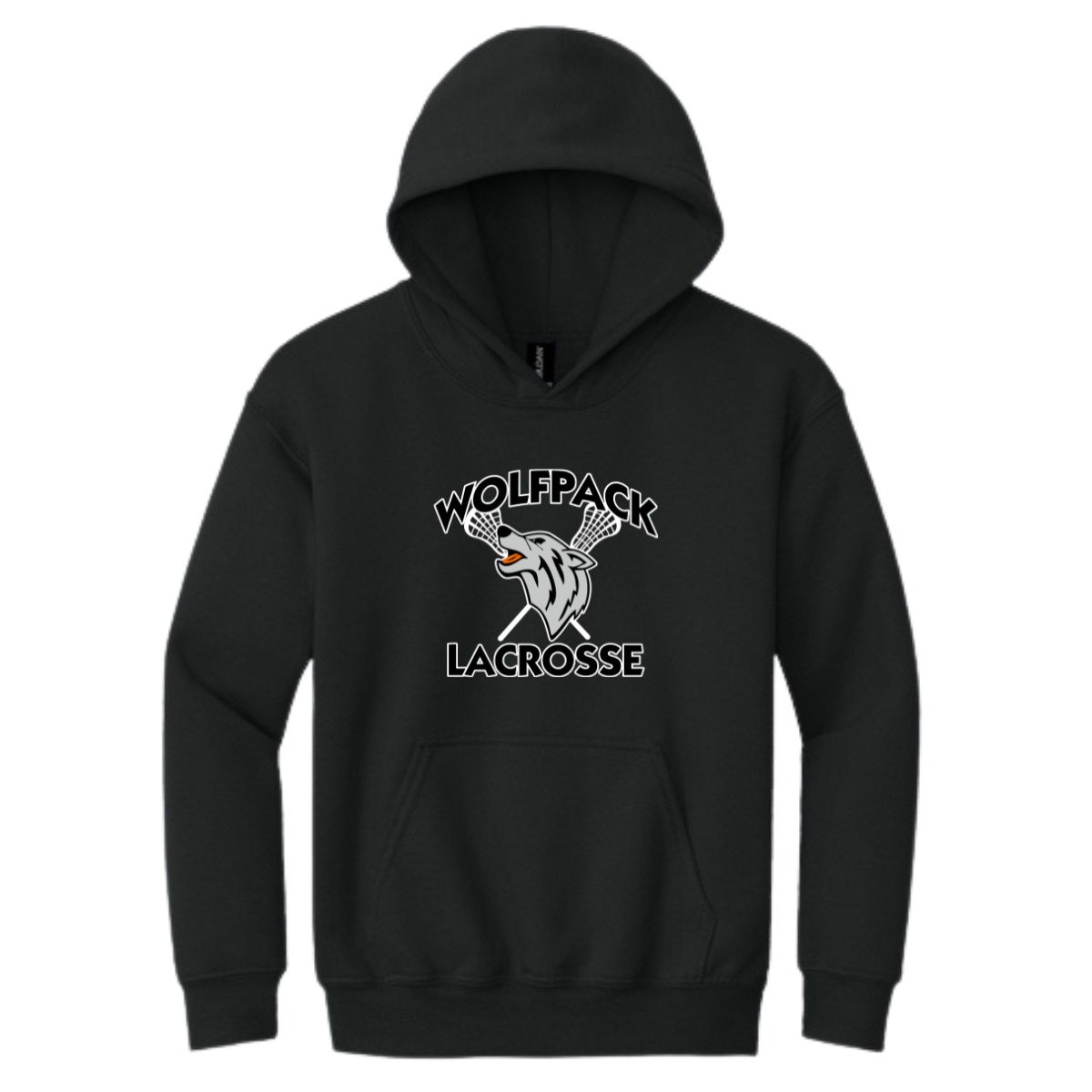 Youth Wolfpack Lacrosse Gildan Hoodie