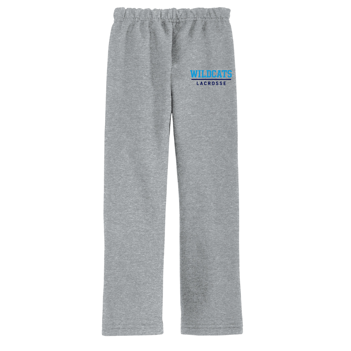 Adult Springdale Wildcats Lacrosse Open-Bottom Relaxed Sweatpants