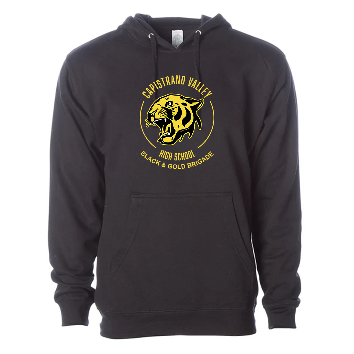 Adult Black & Gold Brigade ITC Midweight Hoodie