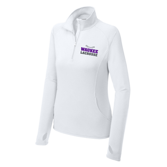 Women's Waukee Lacrosse Sport Wick 1/4 Zip Pullover