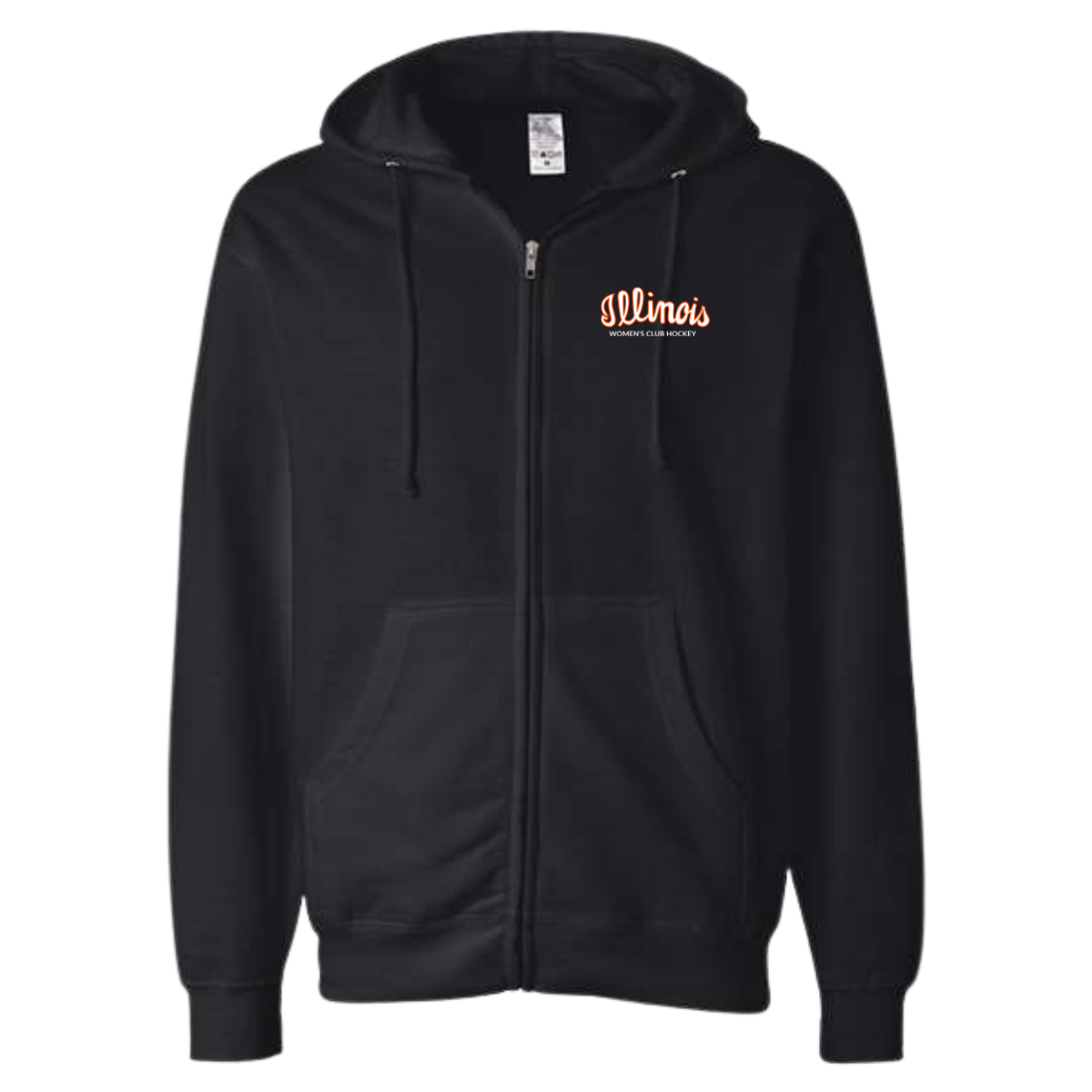 Adult Illinois Hockey ITC Midweight Full-Zip Hoodie