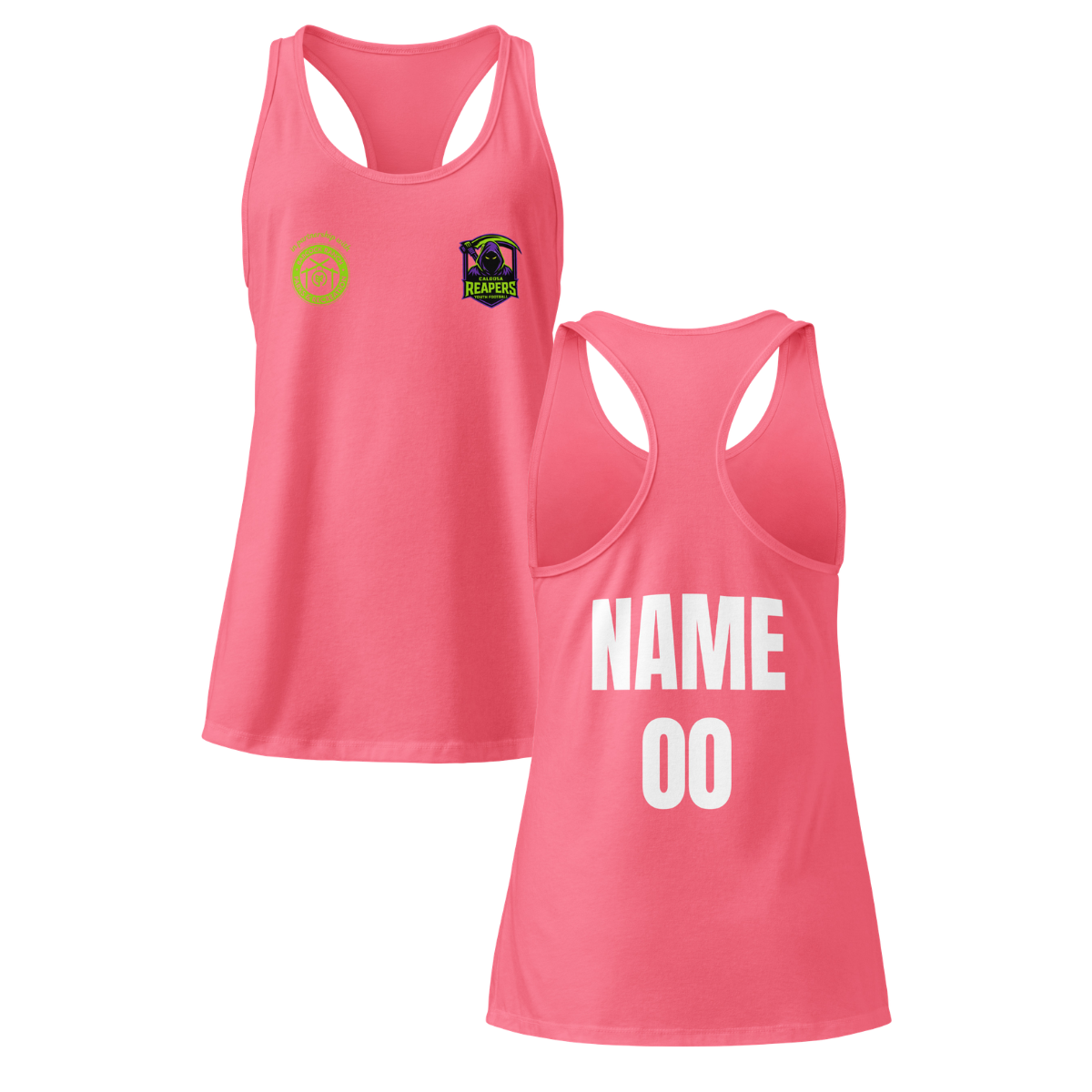 Personalizable - Women's Caloosa Reapers Next Level Racerback Tank Top