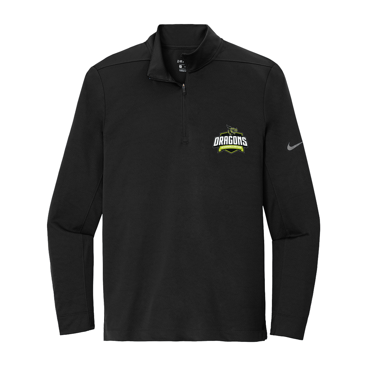 Adult Dragons Nike Dry 1/2 Zip Cover Up