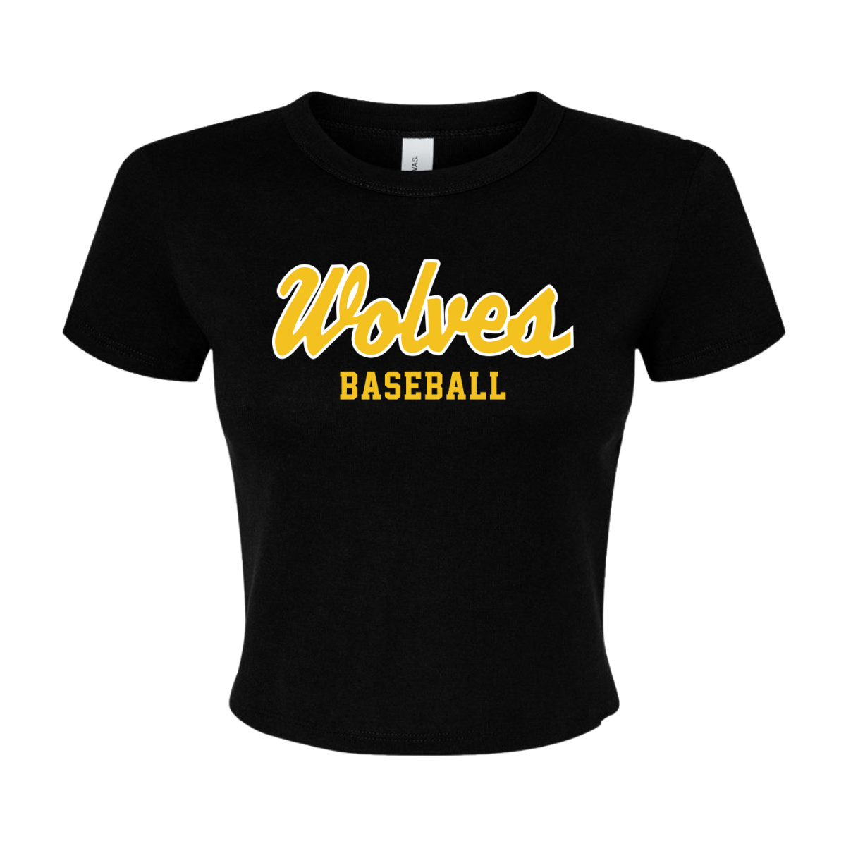 Women's St. Paul's Baseball Bella + Canvas Micro Rib Baby Tee
