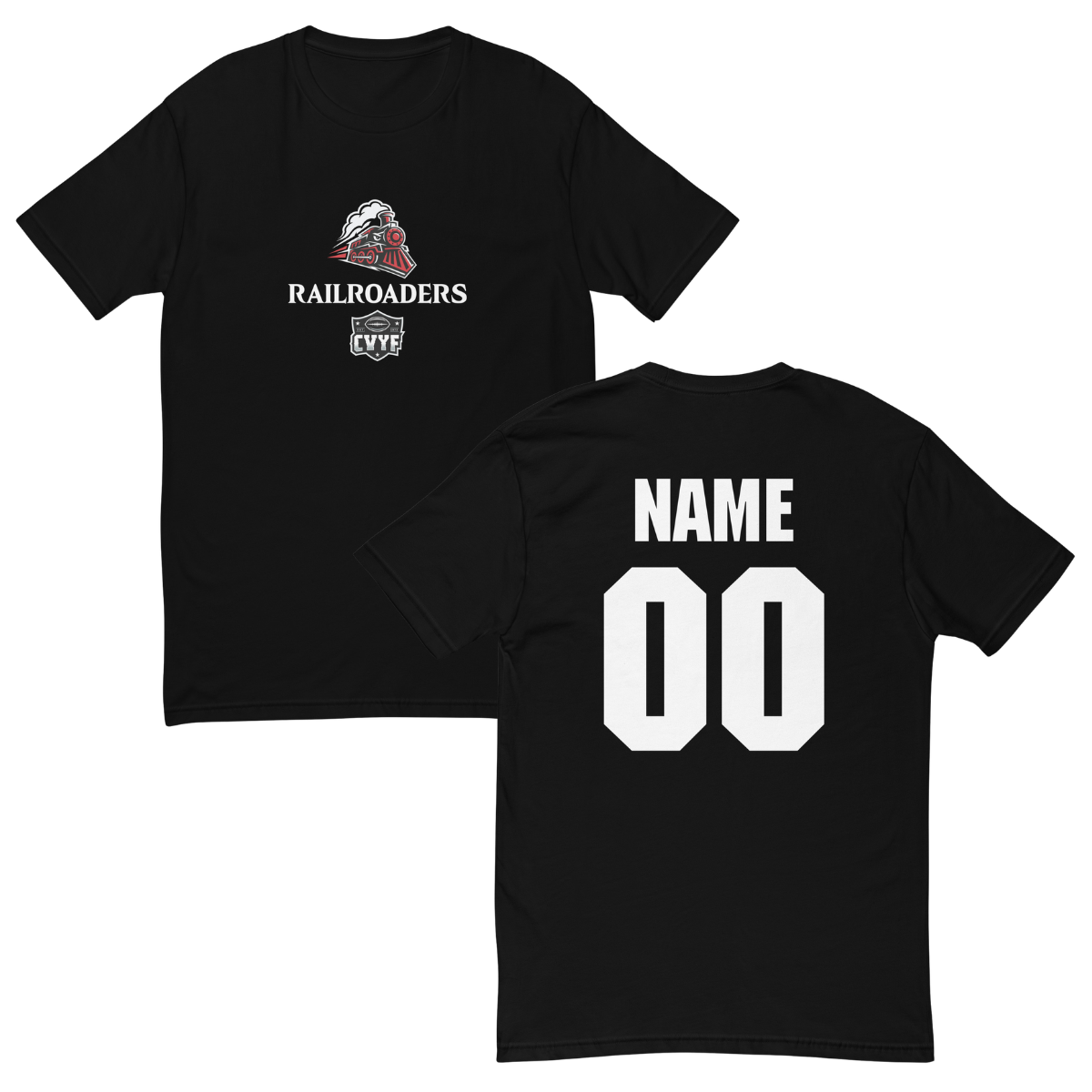 Personalizable - Adult Railroaders Next Level Cotton T-Shirt