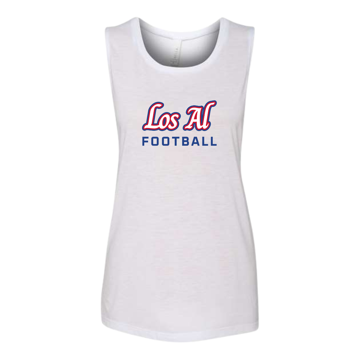Women's Los Alamitos HS Football Bella + Canvas Flowy Scoop Muscle Tank
