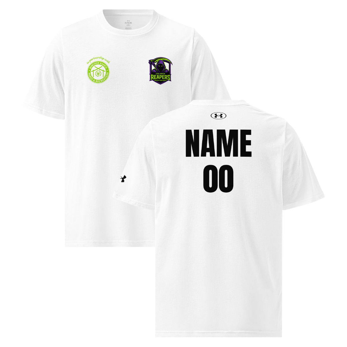 Personalizable - Adult Caloosa Reapers Under Armour Athletic T-Shirt