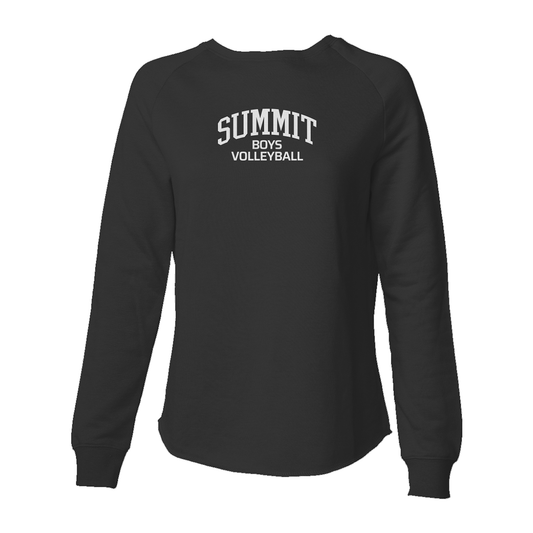 Women's Summit Volleyball Wave Wash Crewneck Sweatshirt