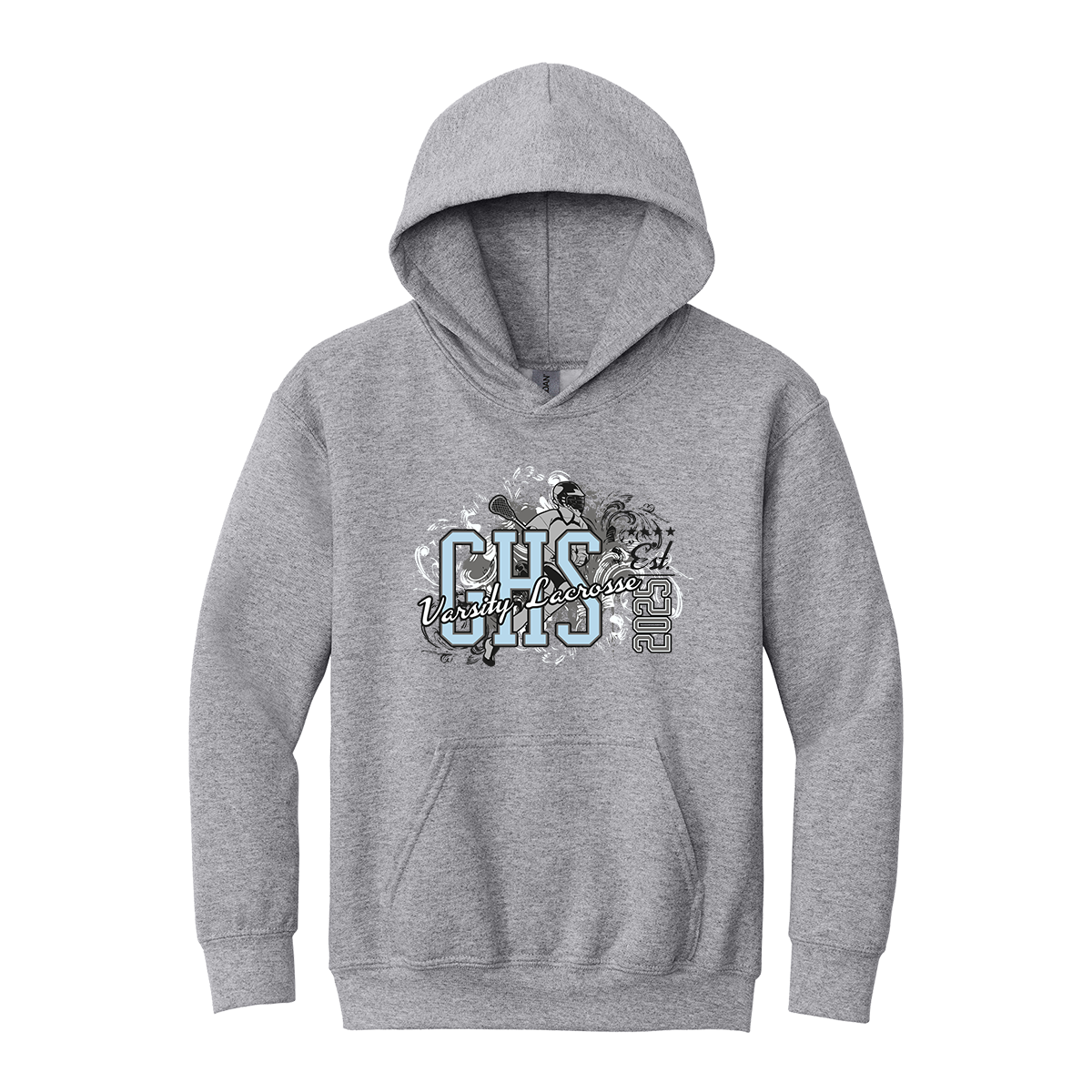 Youth Gibbs Lacrosse Gildan Hoodie