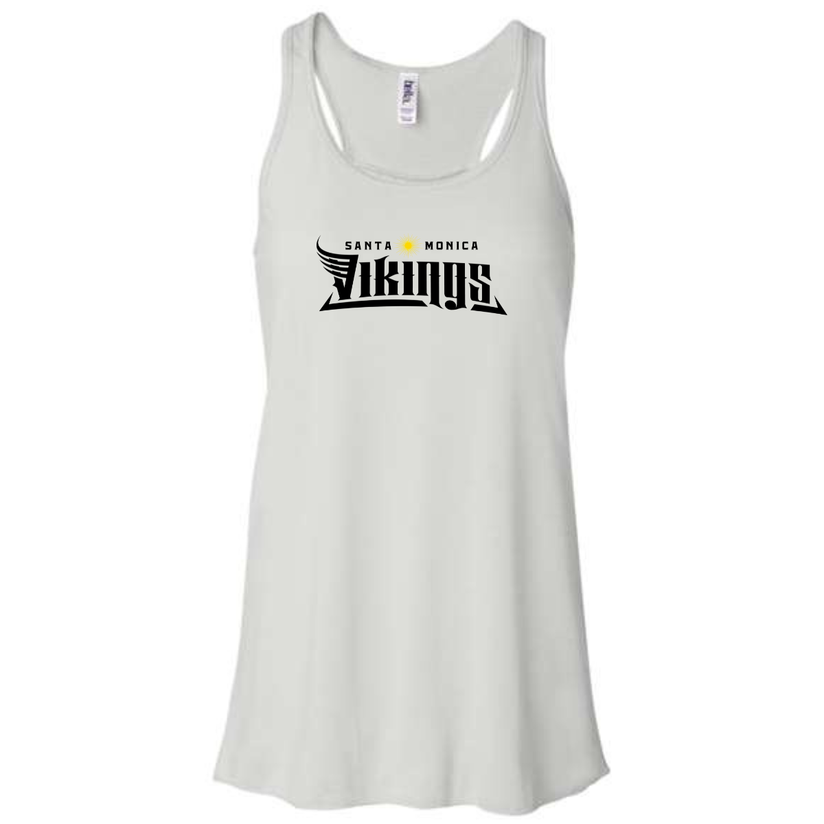 Women's Santa Monica Vikings Flowy Racerback Tank