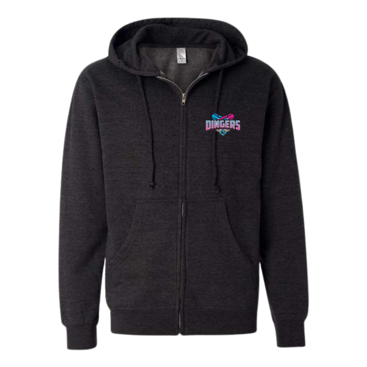 Adult Dingers Gear ITC Midweight Full-Zip Hoodie
