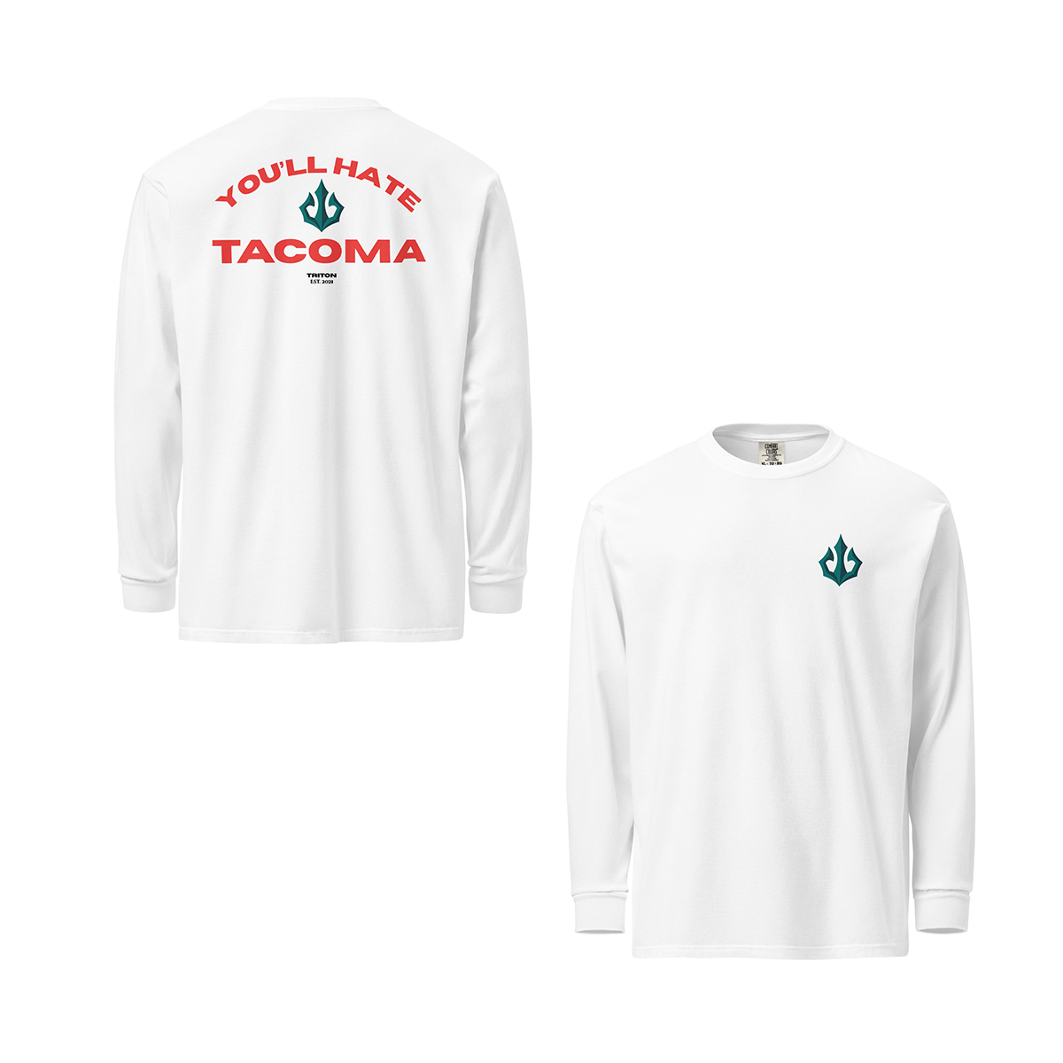 Adult Tacoma Triton Comfort Colors Long Sleeve T-Shirt
