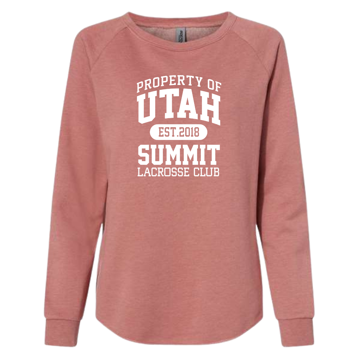 Women's Utah Summit LC Wash Crewneck SweatShirt