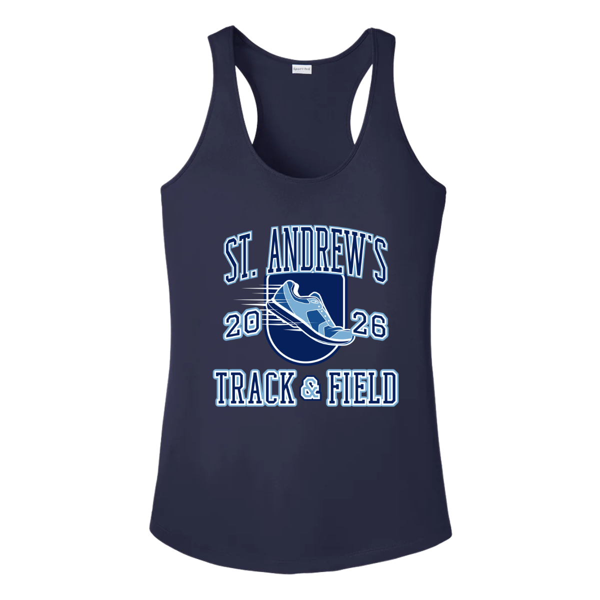 Women's Saints Track and Field Sport-Tek PosiCharge Competitor Racerback Tank