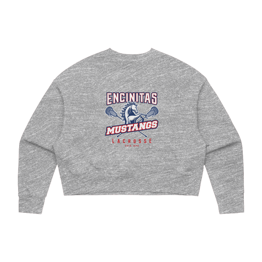 Women's Encinitas Mustangs Lacrosse AS Colour Oversized Crew