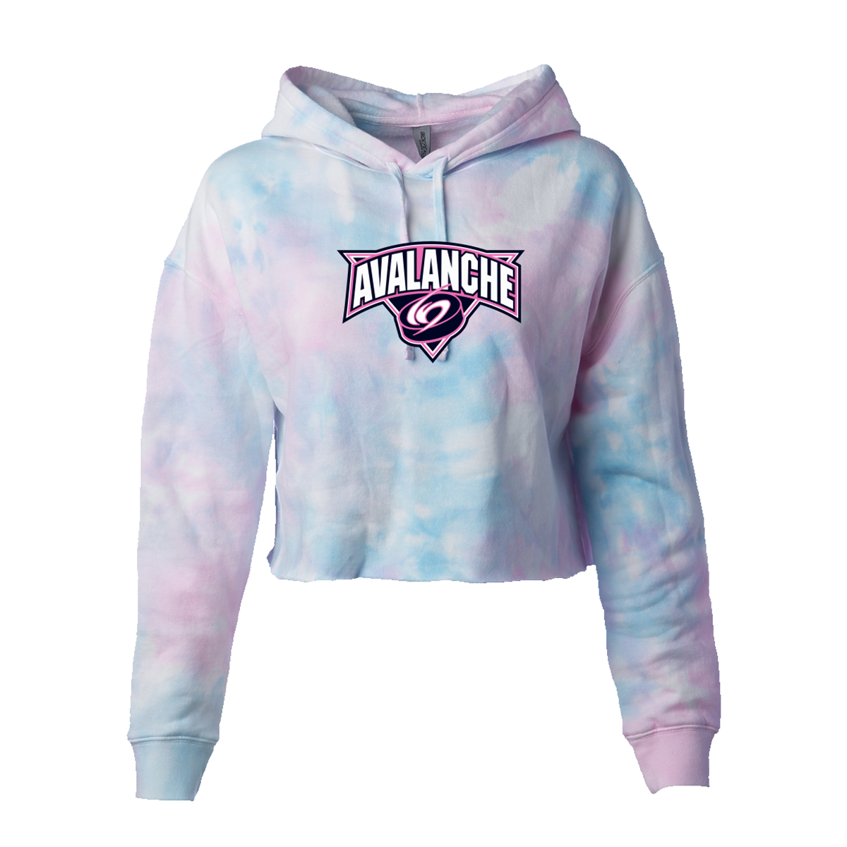 Women's New Jersey Avalanche Lightweight Crop Hoodie