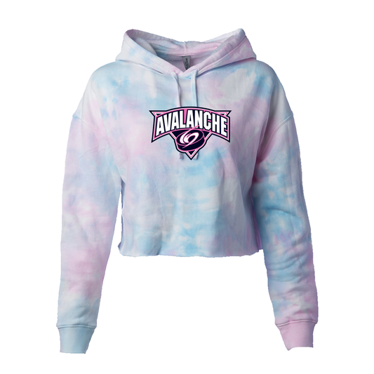 Women's New Jersey Avalanche Lightweight Crop Hoodie