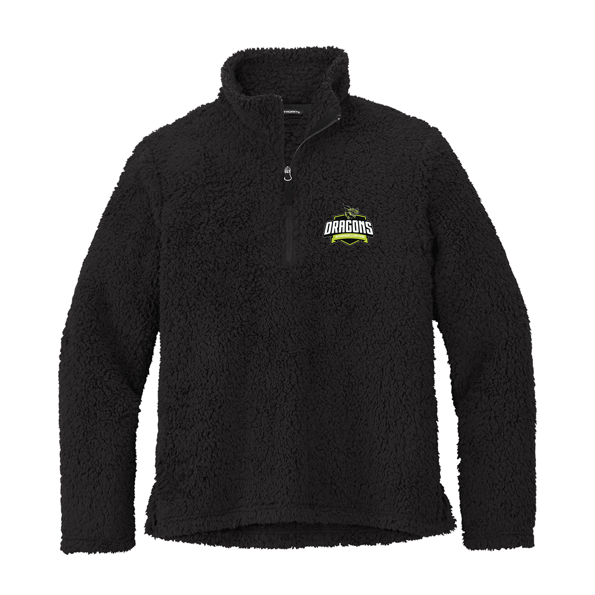 Adult Dragons Port Authority Sherpa 1/4 Zip Fleece