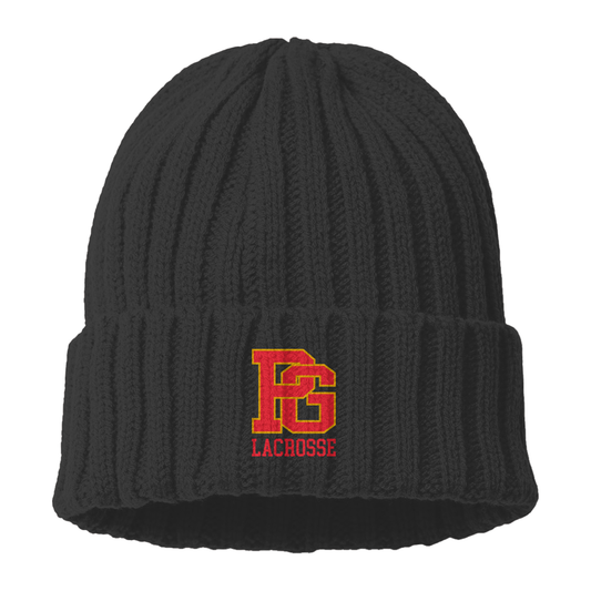 PGHS Lacrosse Atlantis Headwear Cable Knit Cuffed Beanie