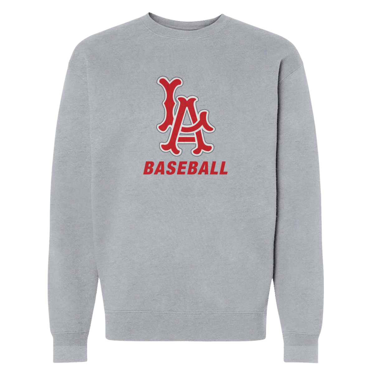 Adult LA Baseball Heavyweight Crewneck Sweatshirt