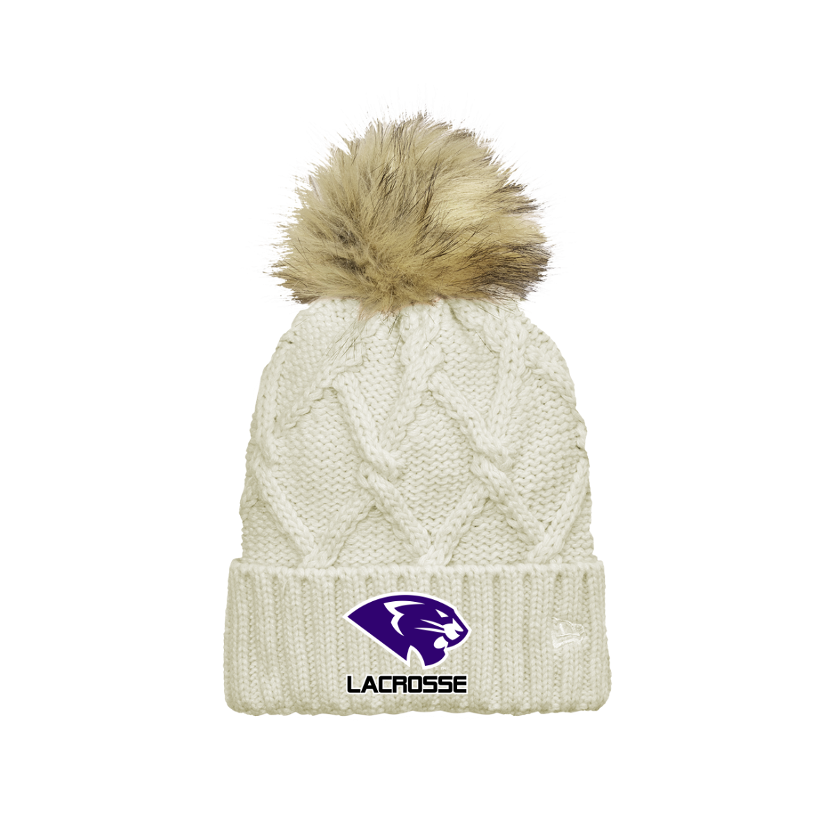 New Era Faux Fur Pom Beanie