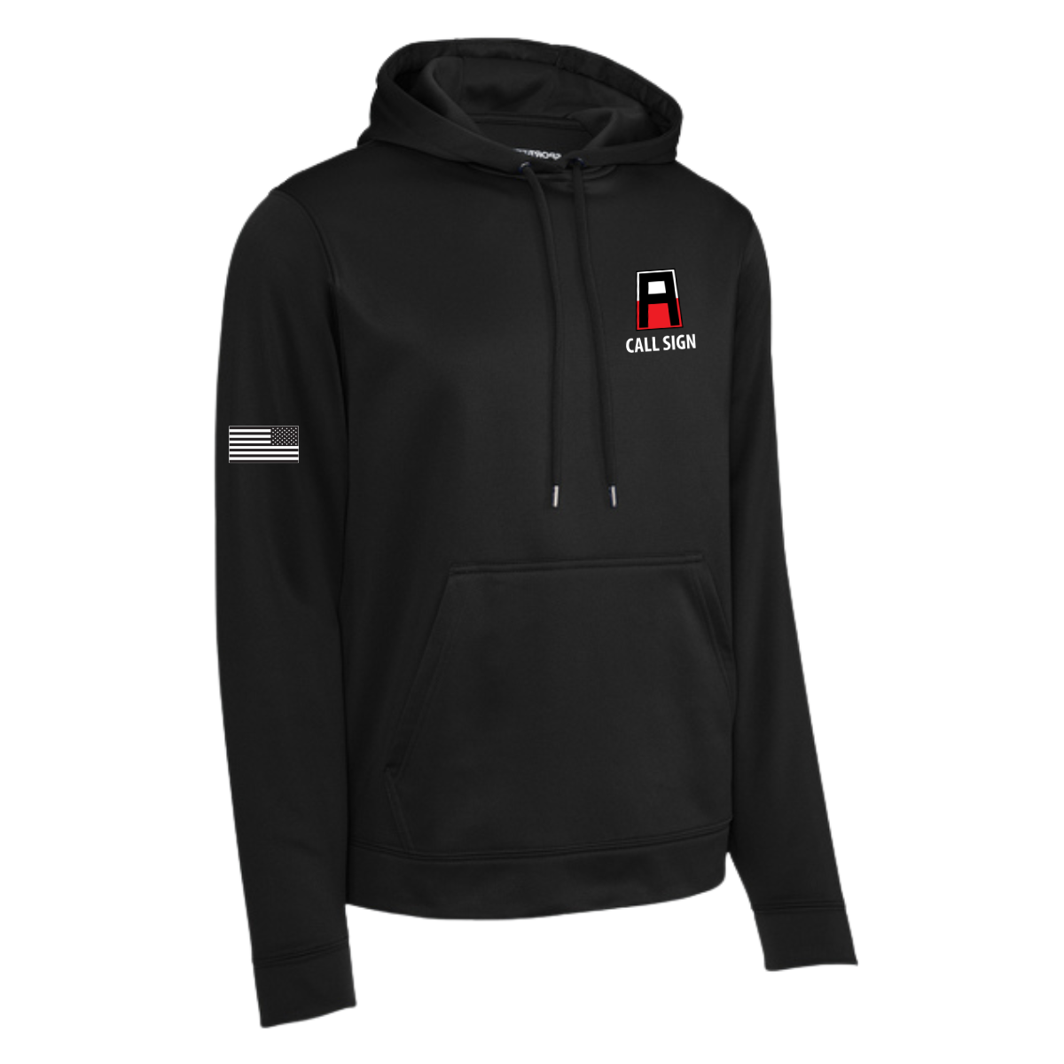 Personalizable - Adult First Army Sport-Tek Sport-Wick Fleece Hoodie