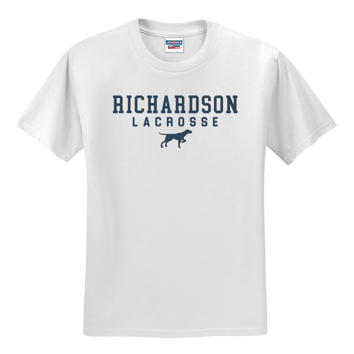 Adult Richardson Lacrosse Dri-Power Blend T-Shirt
