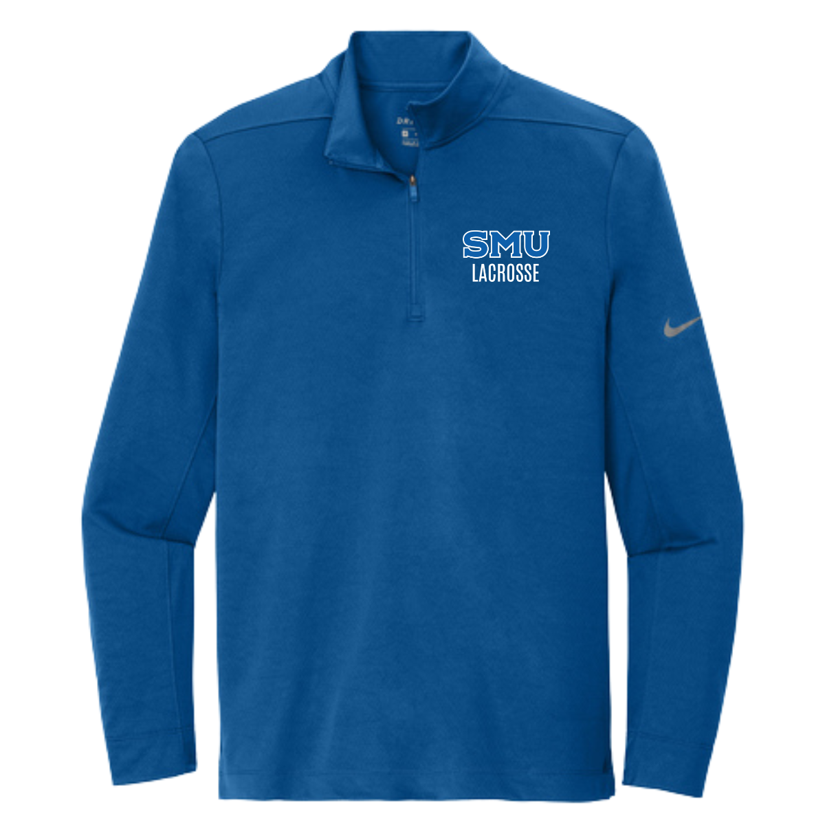 Adult SMU Lacrosse Nike Dry 1/2 Zip Cover Up