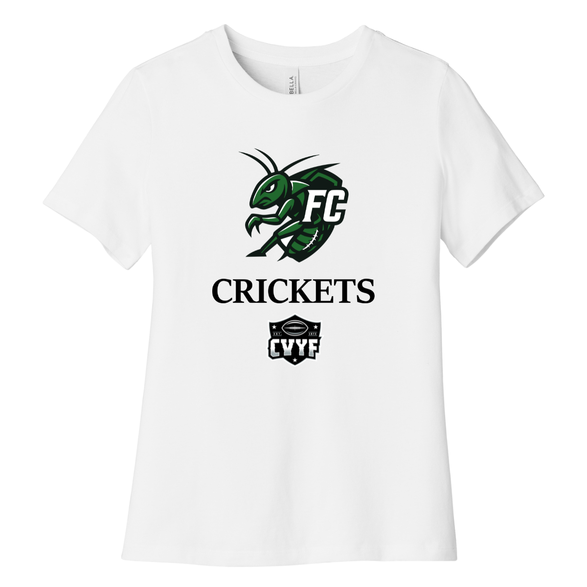 Women's Crickets Bella + Canvas Relaxed Jersey T-Shirt