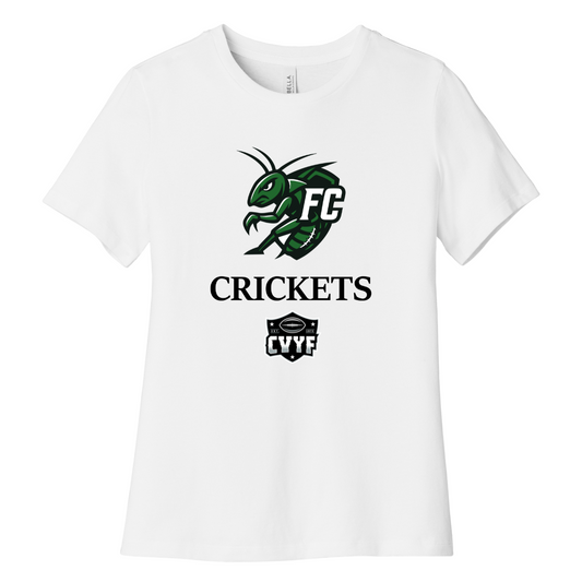 Women's Crickets Bella + Canvas Relaxed Jersey T-Shirt