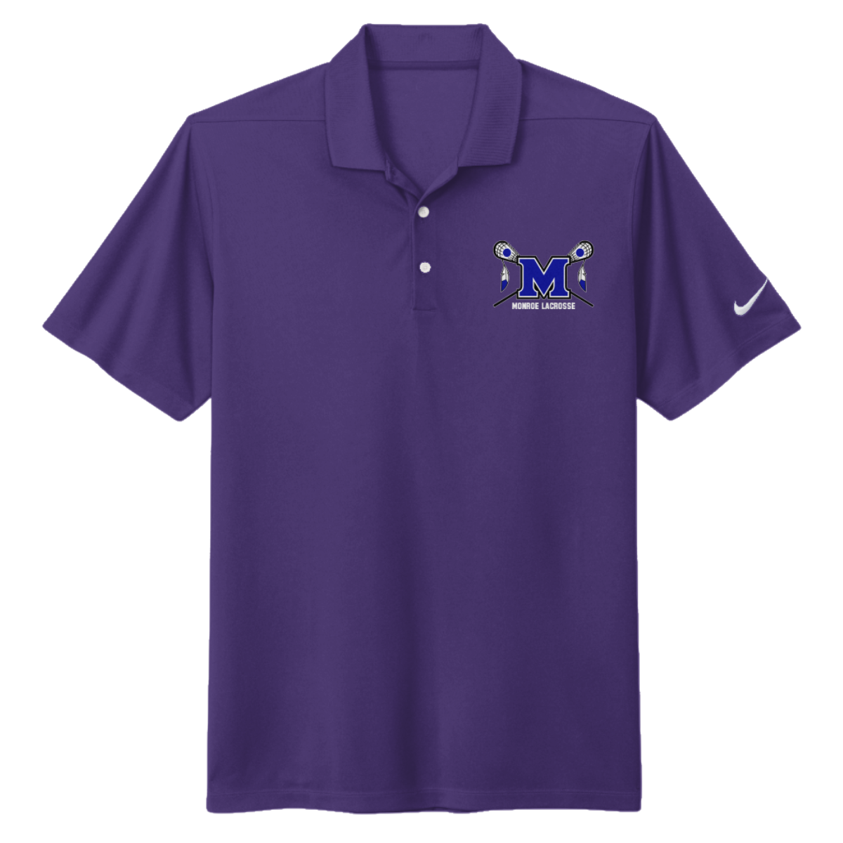 Adult Braves Nike Dri-FIT Micro Pique 2.0 Polo