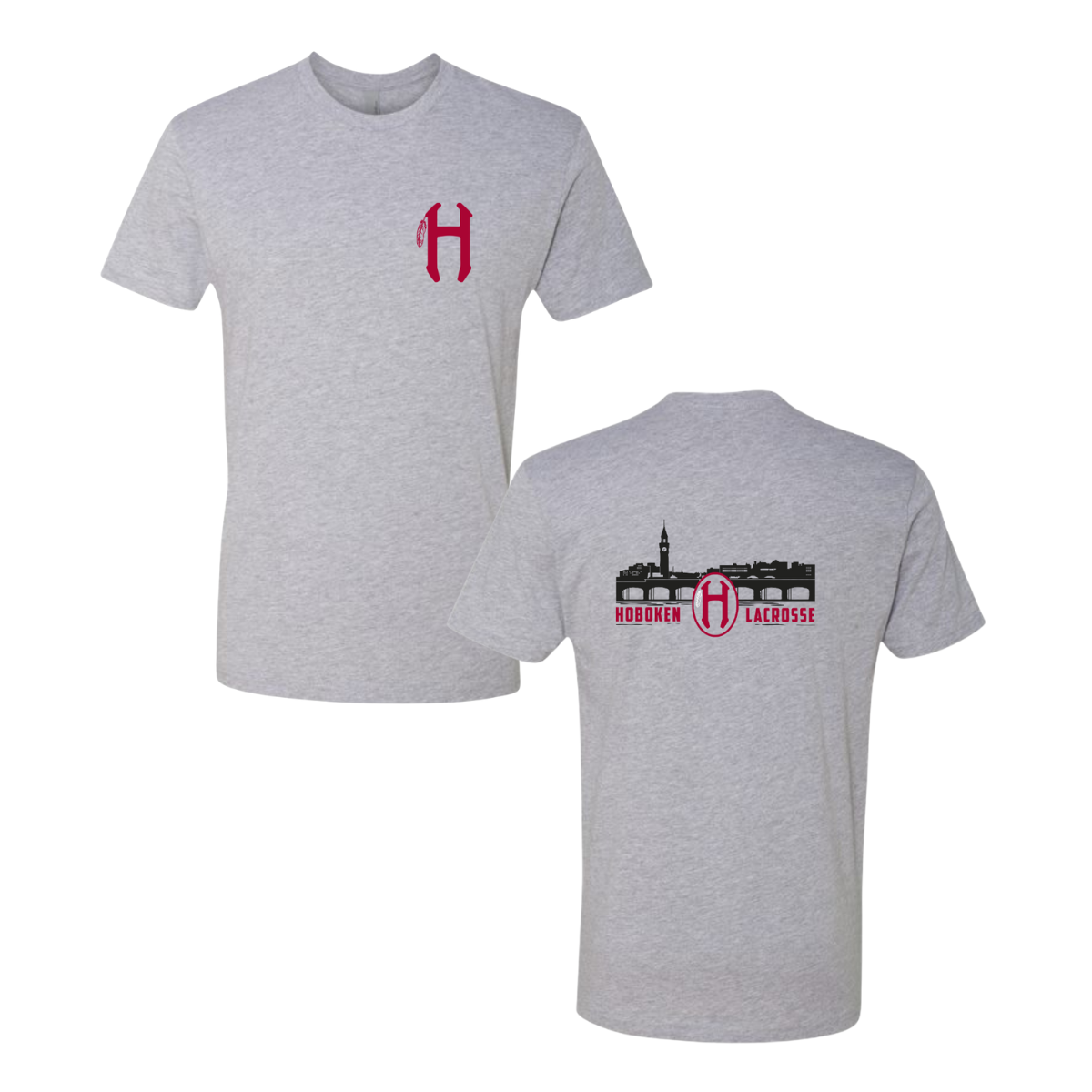 Adult Hoboken Lacrosse Next Level Cotton T-Shirt