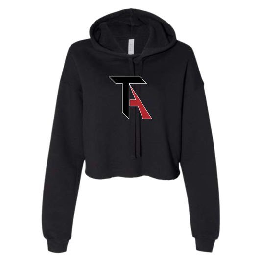 Women's Team Adams Bella + Canvas Cropped Hoodie