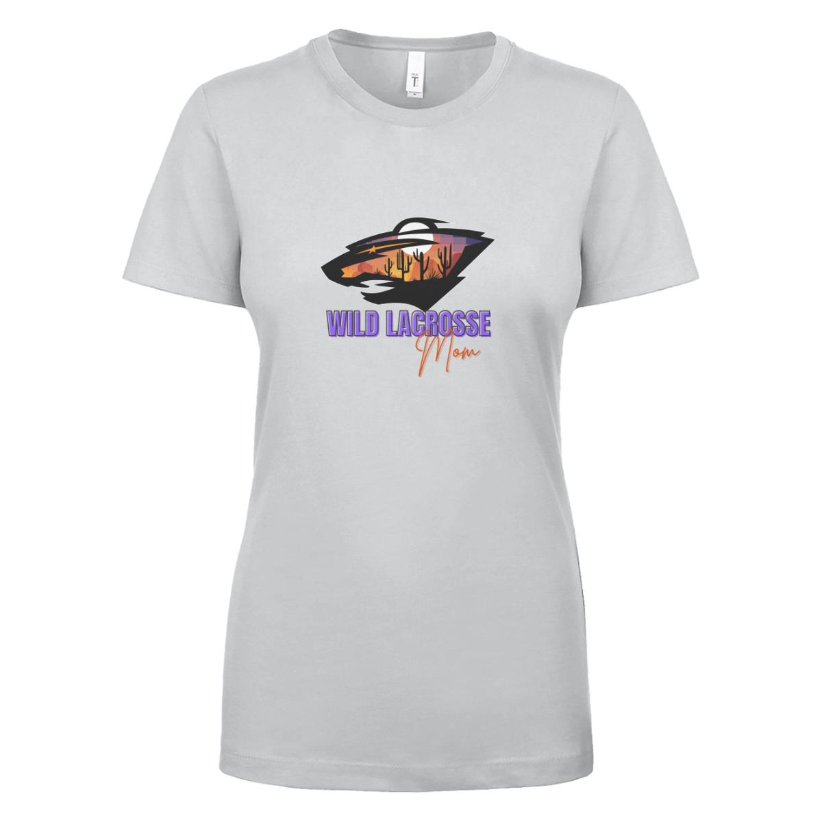 Women's WVW Lacrosse Next Level Ideal Crew T-Shirt