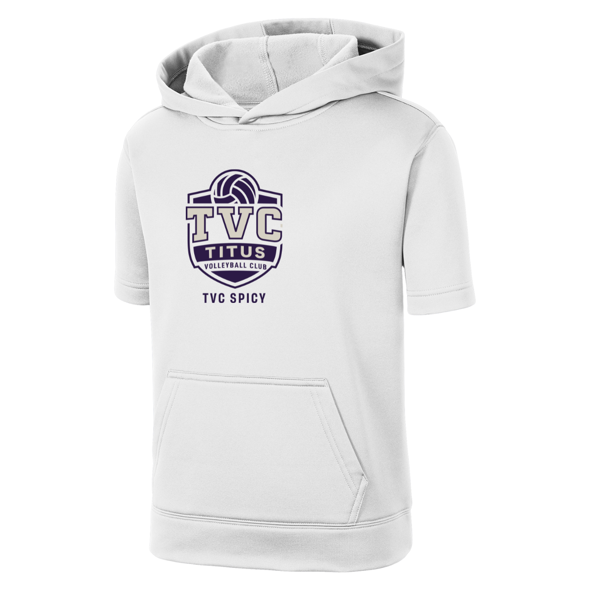 Youth TVC Spicy Sport-Tek Fleece SS Hooded Pullover