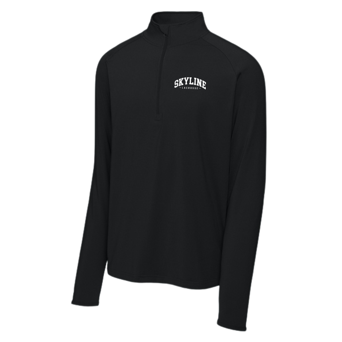 Adult Skyline Spartans Lacrosse Sport-Tek Sport-Wick Stretch 1/2-Zip Pullover
