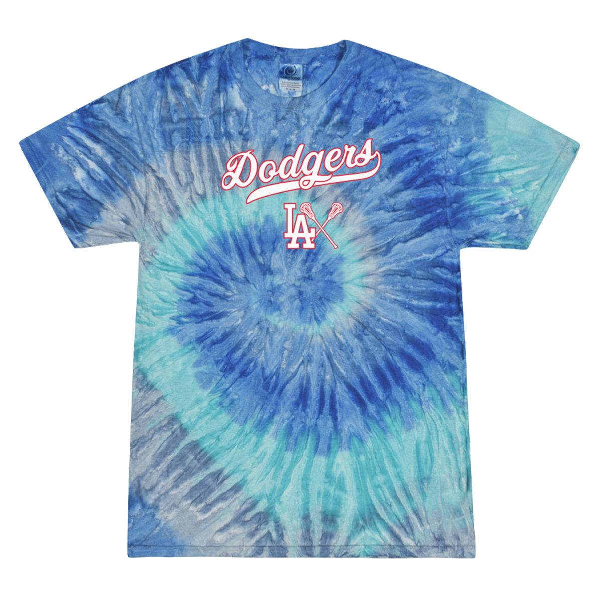 Adult Dodgers Tie Dye Shirt