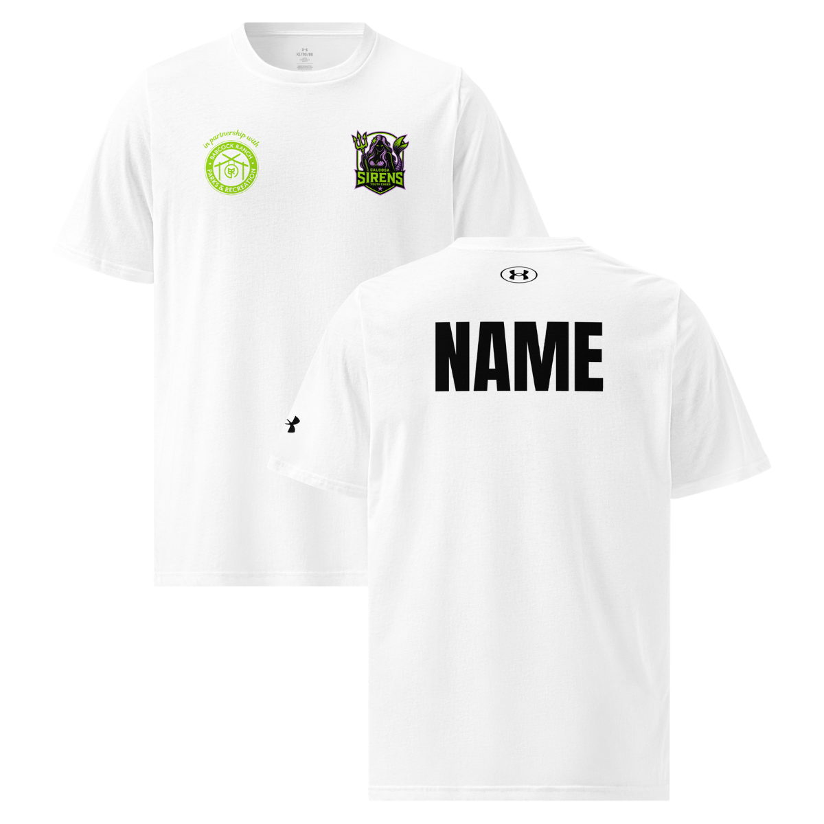 Personalizable - Adult Caloosa Sirens Under Armour Athletic T-Shirt