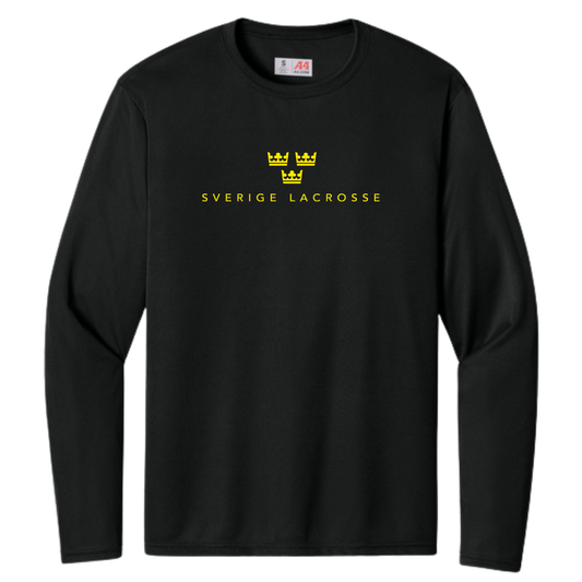 Sweden Lacrosse A4 Cooling Performance Long Sleeve