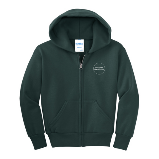 Youth Hood River New School Full Zip Fleece Hoodie