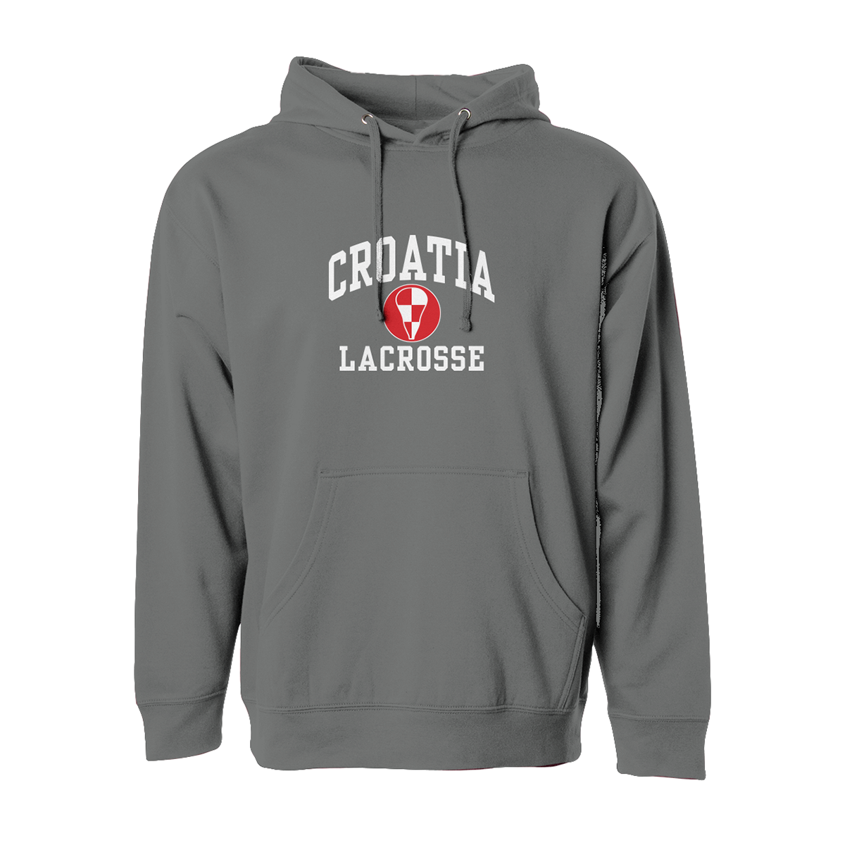 Adult Croatia Lacrosse Midweight Pullover Hoodie