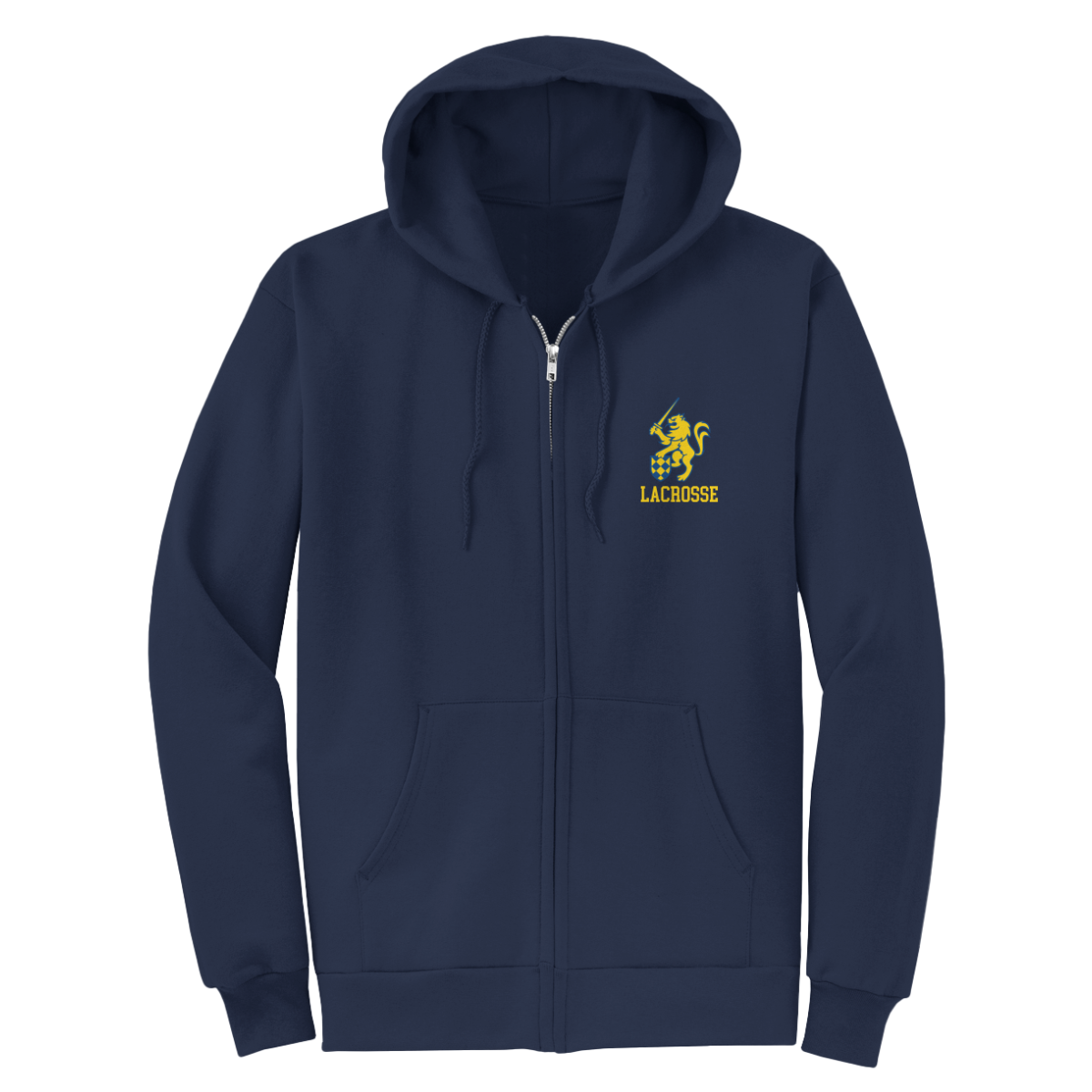 Adult St. Mark's Lacrosse Port & Company Full Zip Hoodie