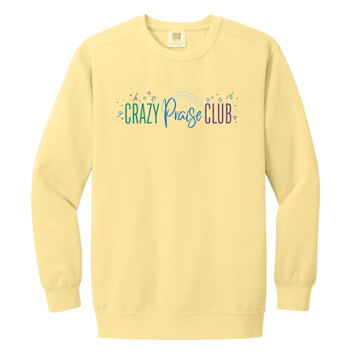 Adult Crazy Praise Comfort Colors Garment-Dyed Sweatshirt