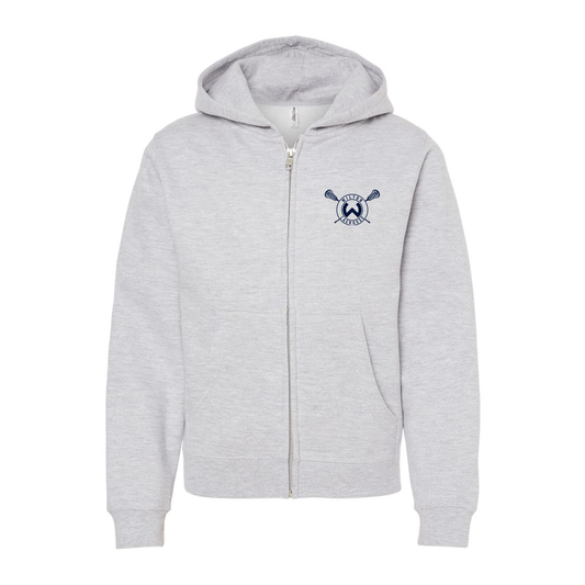 Youth Wilton Lacrosse Full-Zip Hoodie