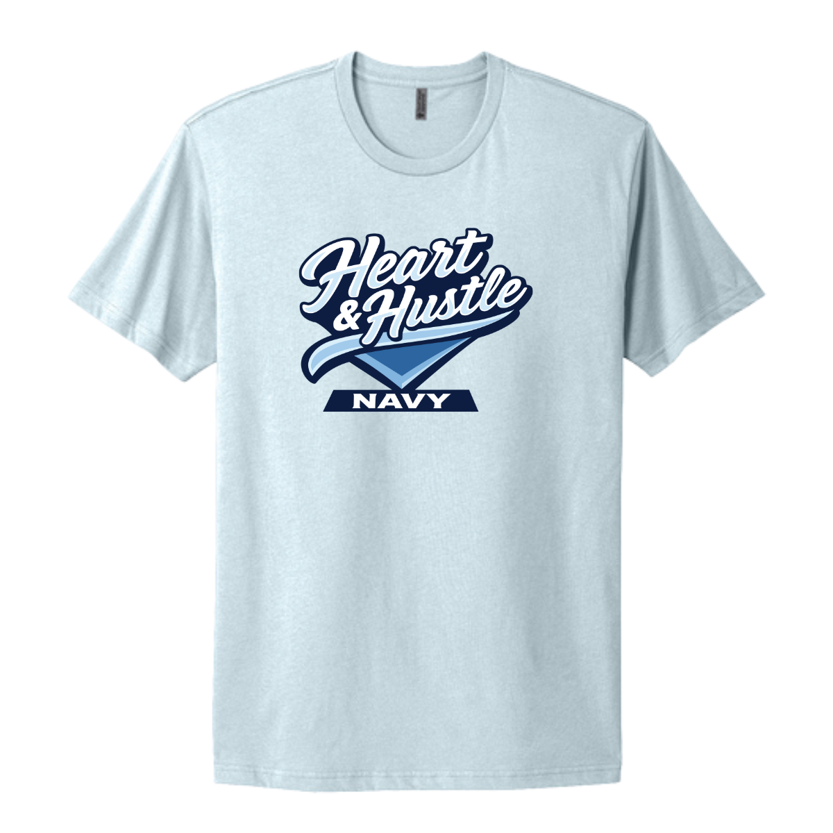 Adult Heart and Hustle Baseball Next Level Cotton T-Shirt