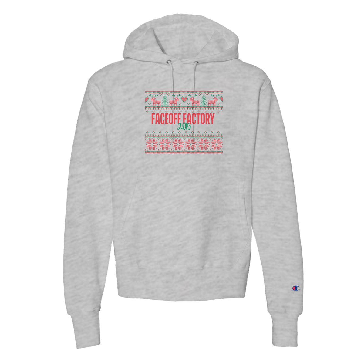 Adult Faceoff Factory Champion Reverse Weave Hoodie