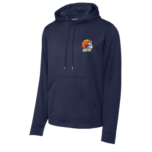 Adult Lightning Bolts Sport-Tek Sport-Wick Fleece Hoodie