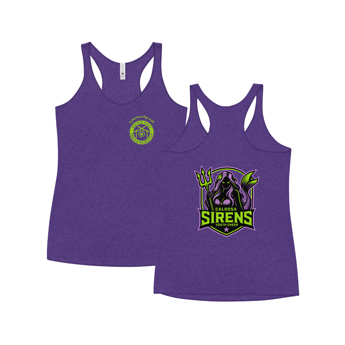 Women's Caloosa Sirens Next Level Racerback Tank Top