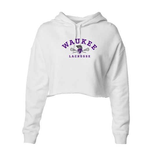 Women's Waukee Lacrosse Lightweight Crop Hoodie